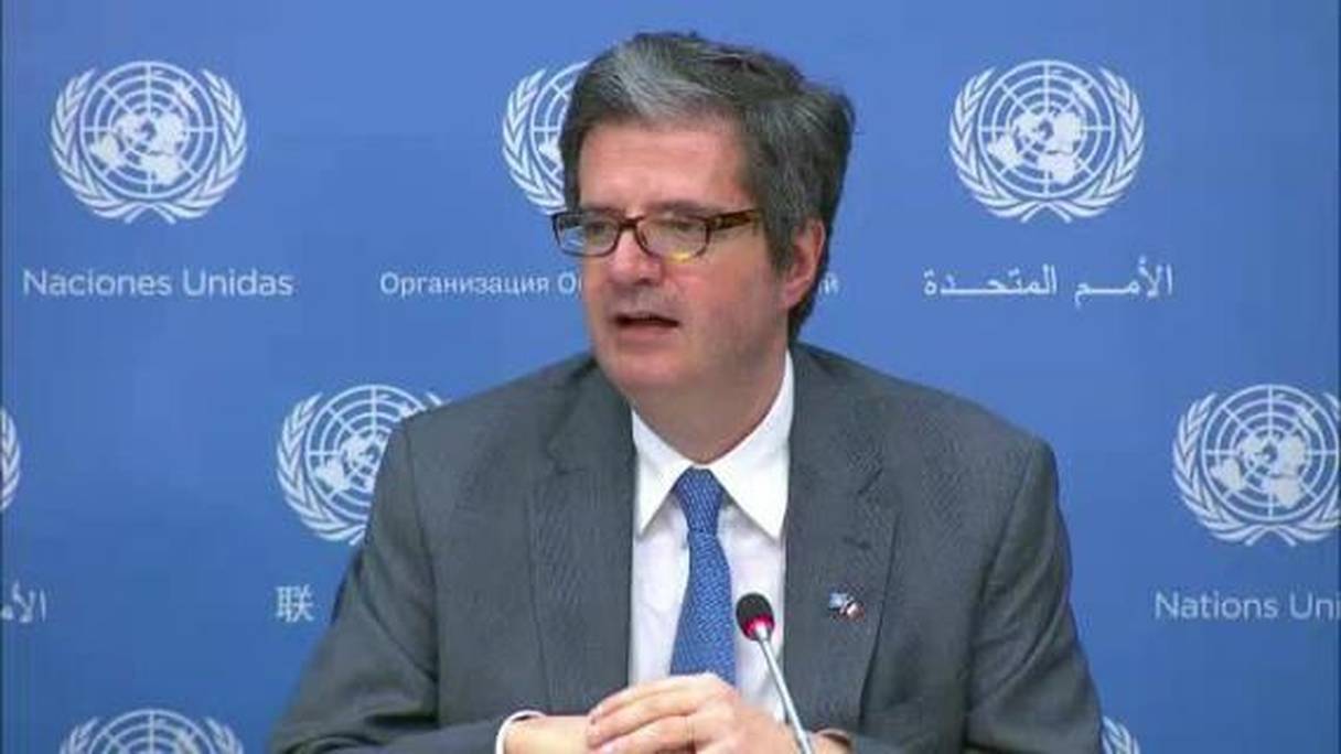 François Delattre, ambassadeur français à l'ONU.
