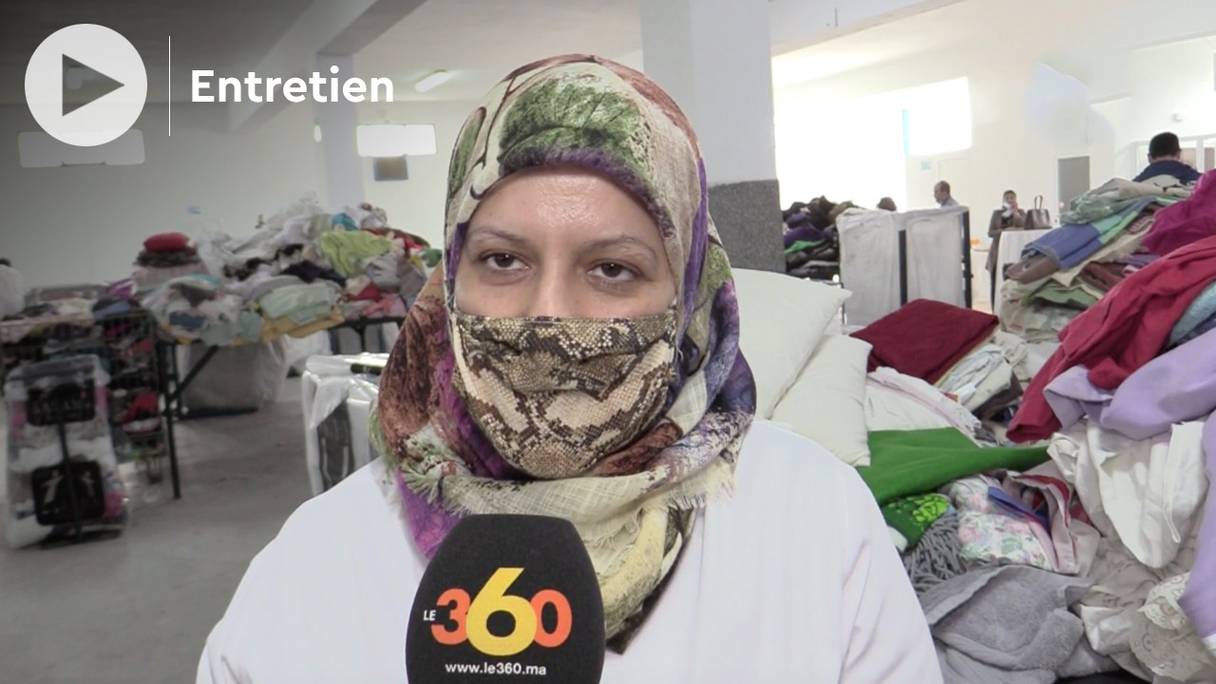 Zohra Bekkali, ouvrière de l'usine Karama Recyclage, ex-"femme-mulet", témoigne pour Le360 de ses nouvelles conditions de travail à Tétouan. 
