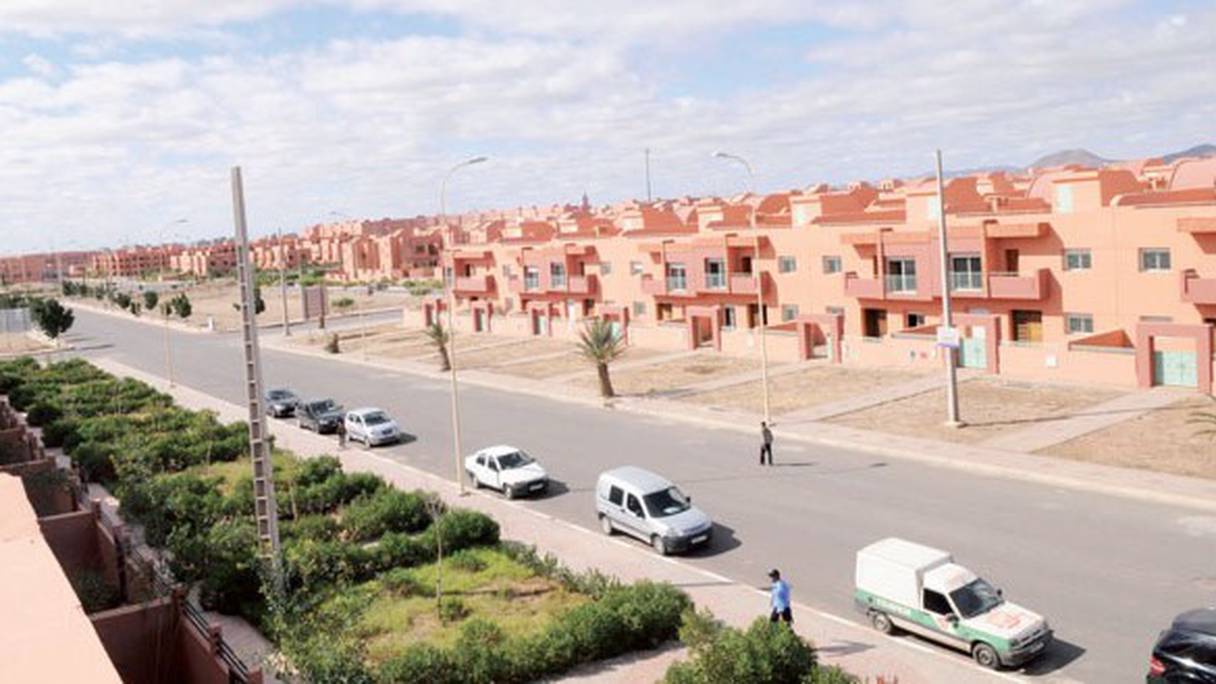 La nouvelle ville résidentielle de Tamansourt, sise à 10 km de Marrakech.
