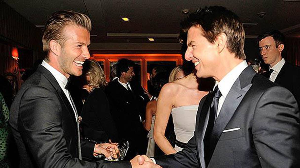 Tom Cruise veut faire de David Beckham, une star de cinéma. 
