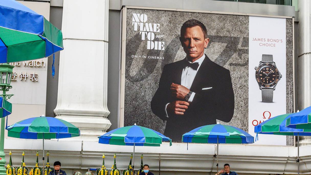 Daniel Craig à l'affiche du prochain James Bond : "No time to Die" qui sortira en salle le 28 septembre 2021.
