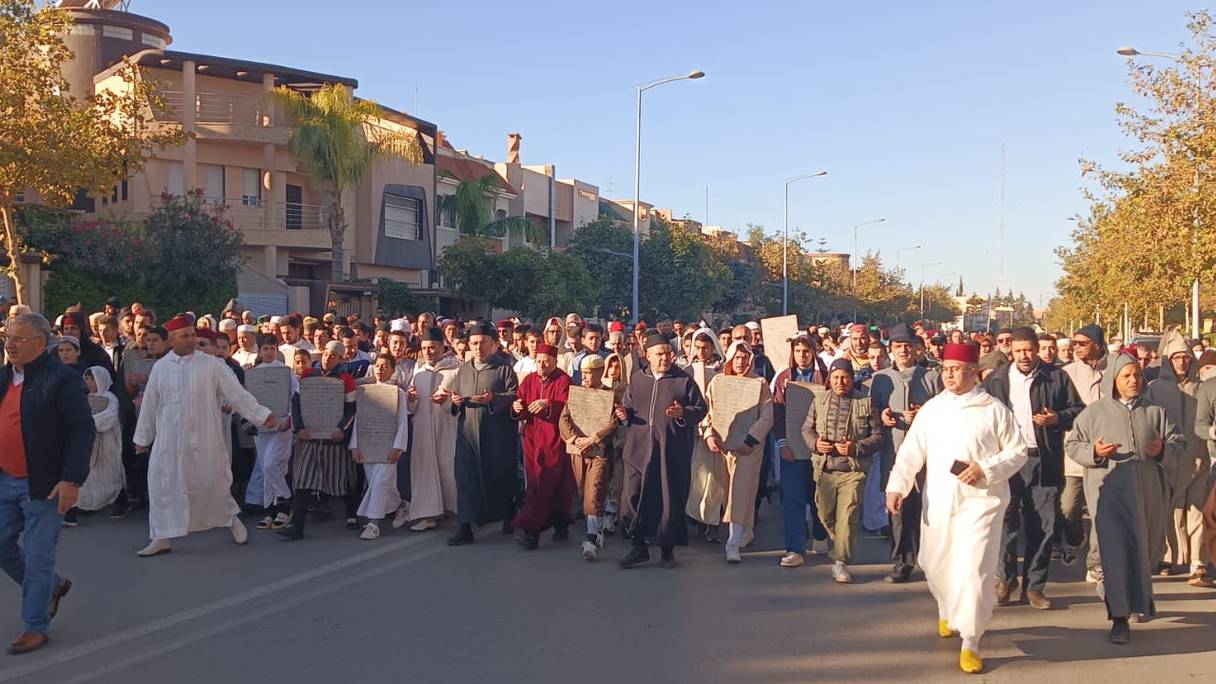 Prières rogatoires à Oujda, le 29 novembre 2022. 

