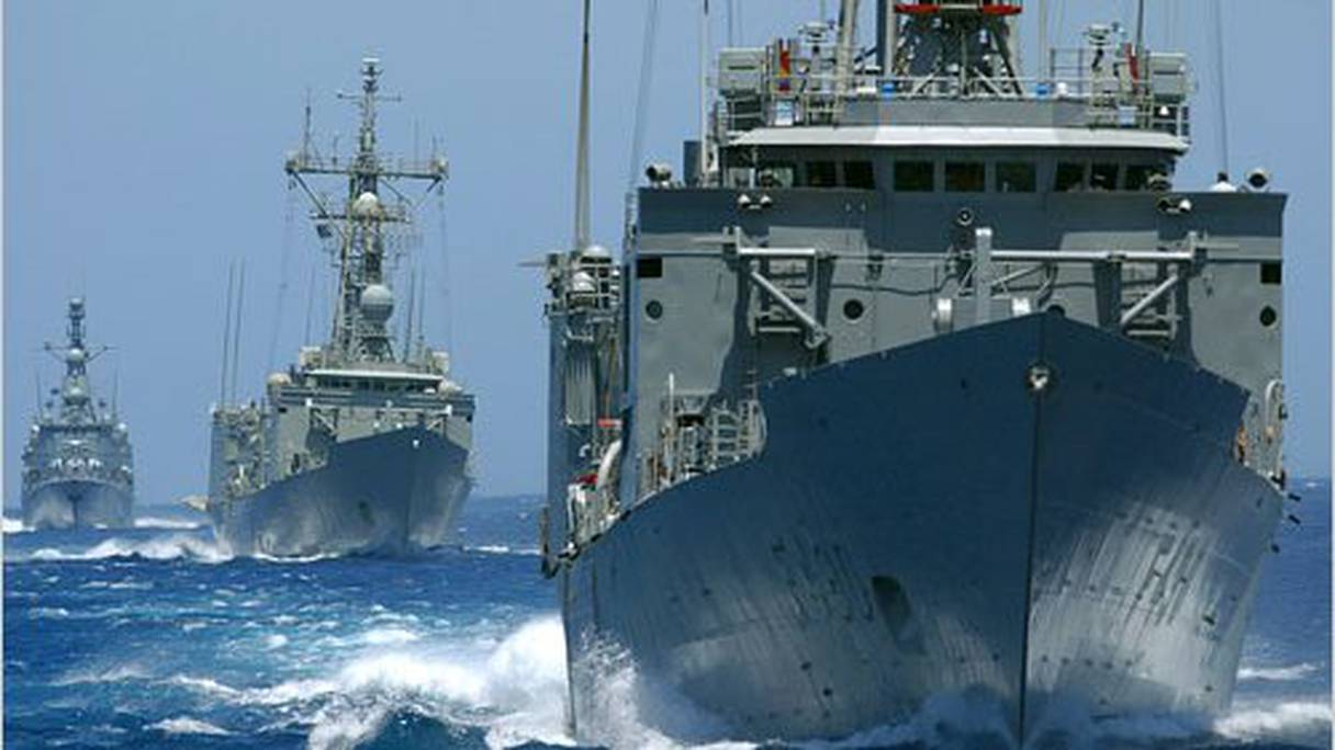 Des navires de l'OTAN en mission.
