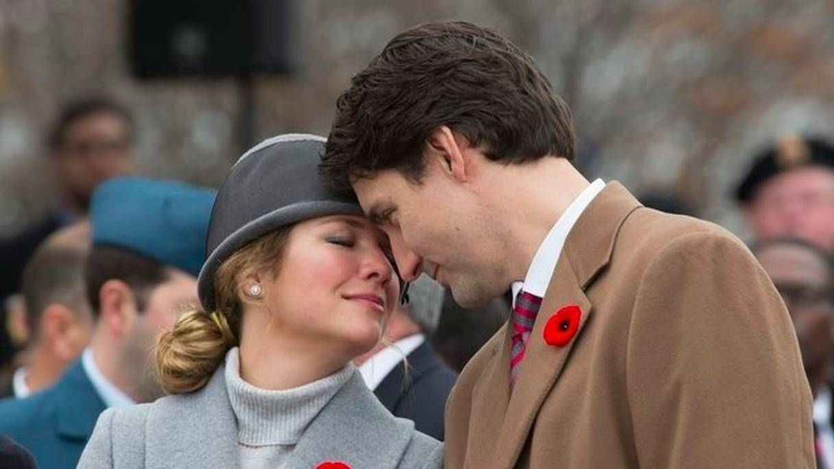 Le Premier ministre canadien Justin Trudeau et son épouse Sophie.
