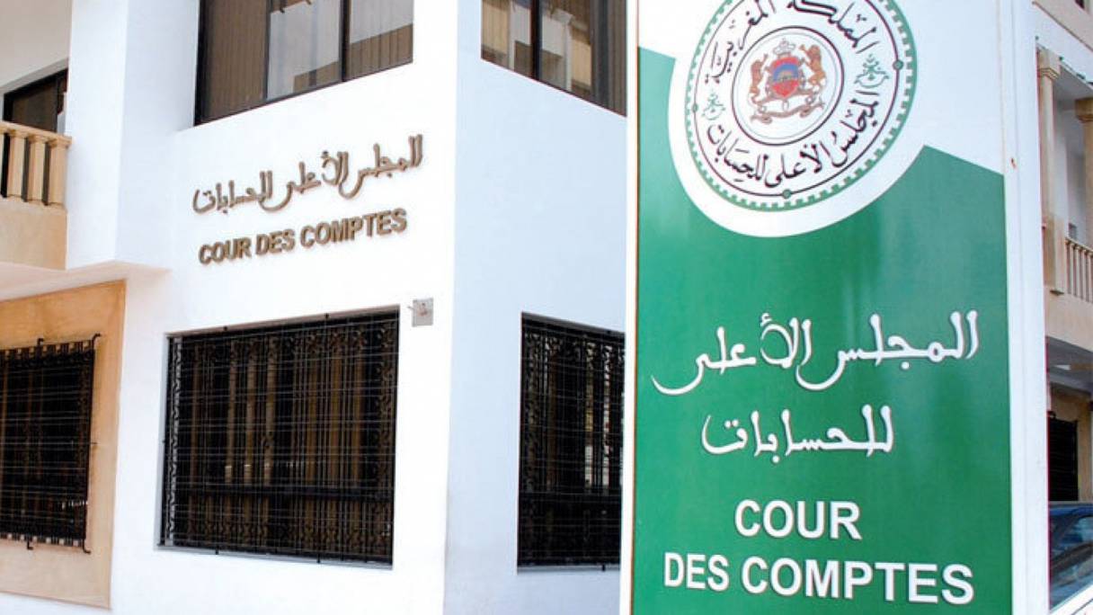 La cour des comptes à Rabat.
