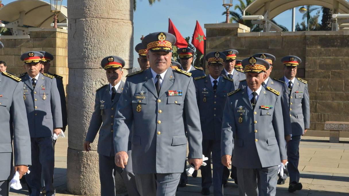 Mohamed Haramou, général de corps d'armée, commandant de la Gendarmerie royale.
