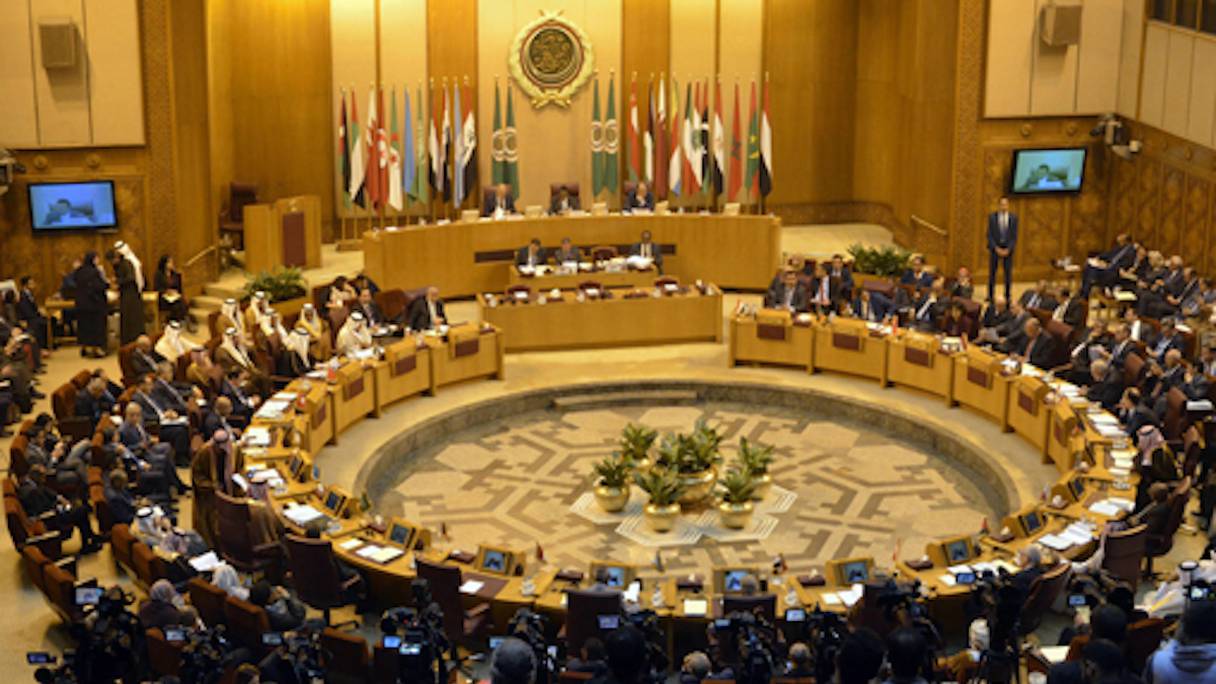 Les représentants des Etats-membres du Conseil de la Ligue arabe, en réunion.
