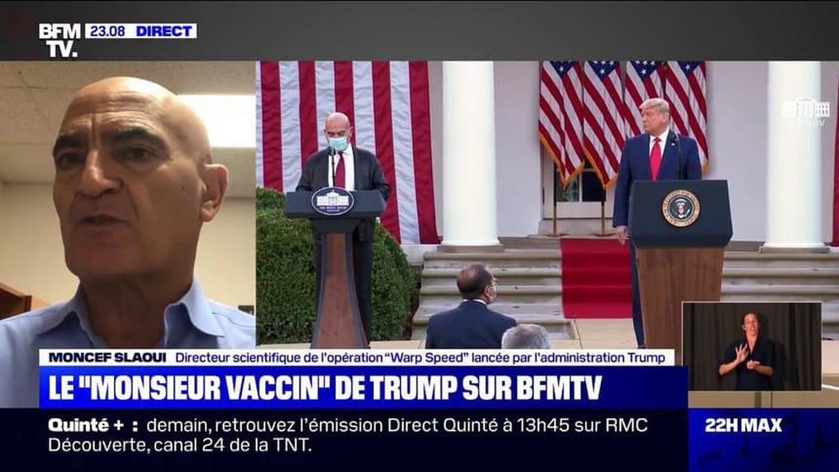 Moncef Slaoui, "Monsieur Vaccin" de la Maison Blanche.
