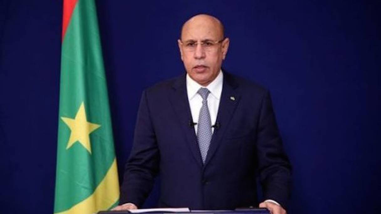 Mohamed Cheikh El-Ghazouani, président de la Mauritanie. 
