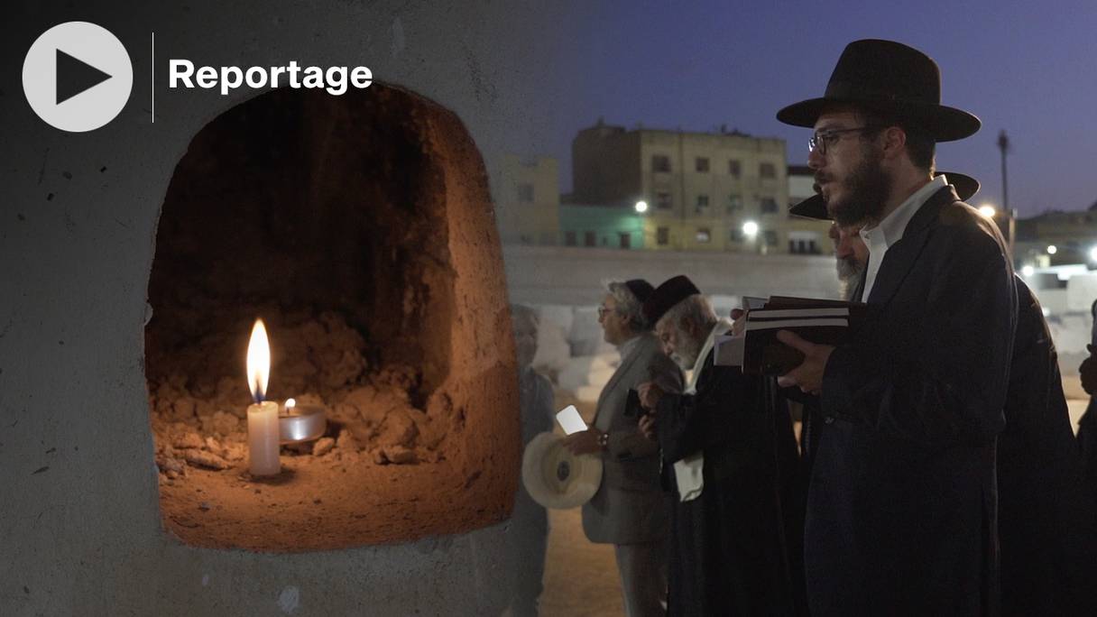 L’inauguration du cimetière juif du mellah de Meknès où a été organisée, la Hilloula des Tsadikim de la ville.
