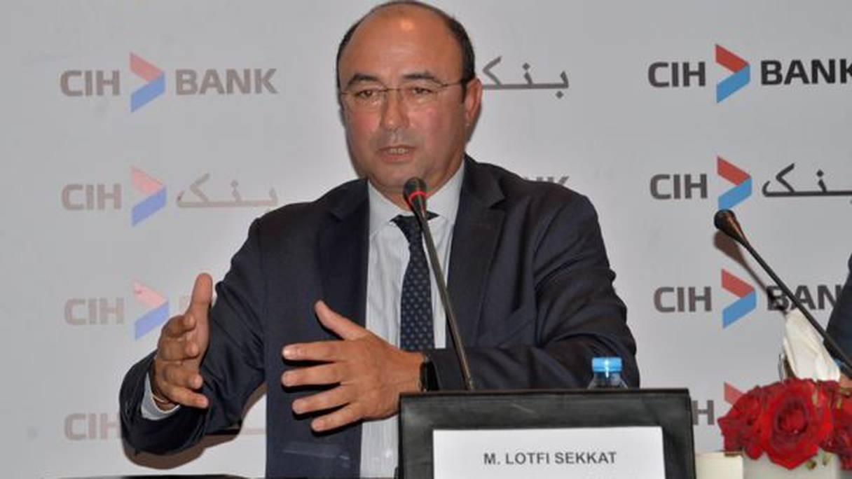 Lotfi Sekkat, président directeur général de CIH Bank.
