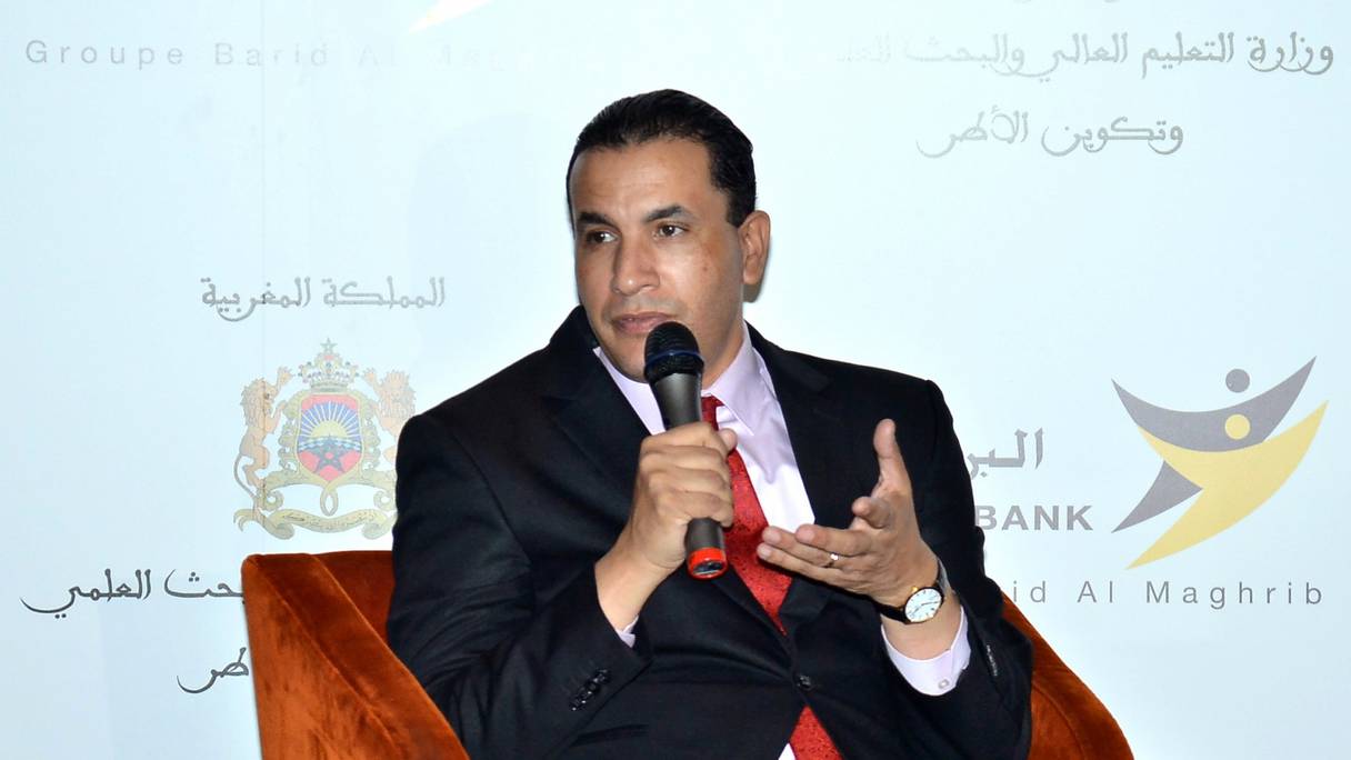 Redouane Najmeddine, président du directoire d'Al Barid Bank.
