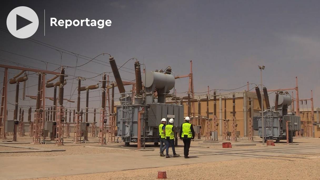 Le projet de raccordement de Dakhla au réseau électrique national a mobilisé un montant global d’environ 2,4 milliards de dirhams. 
