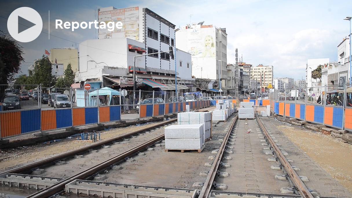 Les travaux d’infrastructure et de plateforme voie ferrée des 3e et 4e lignes du tramway de Casablanca, qui ont débuté en février dernier, se poursuivent.
