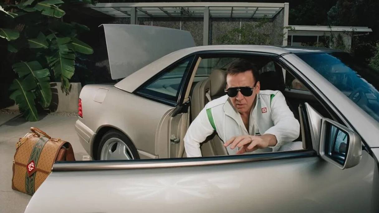 Nicolas Cage, nouveau visage de la marque "Casablanca".
