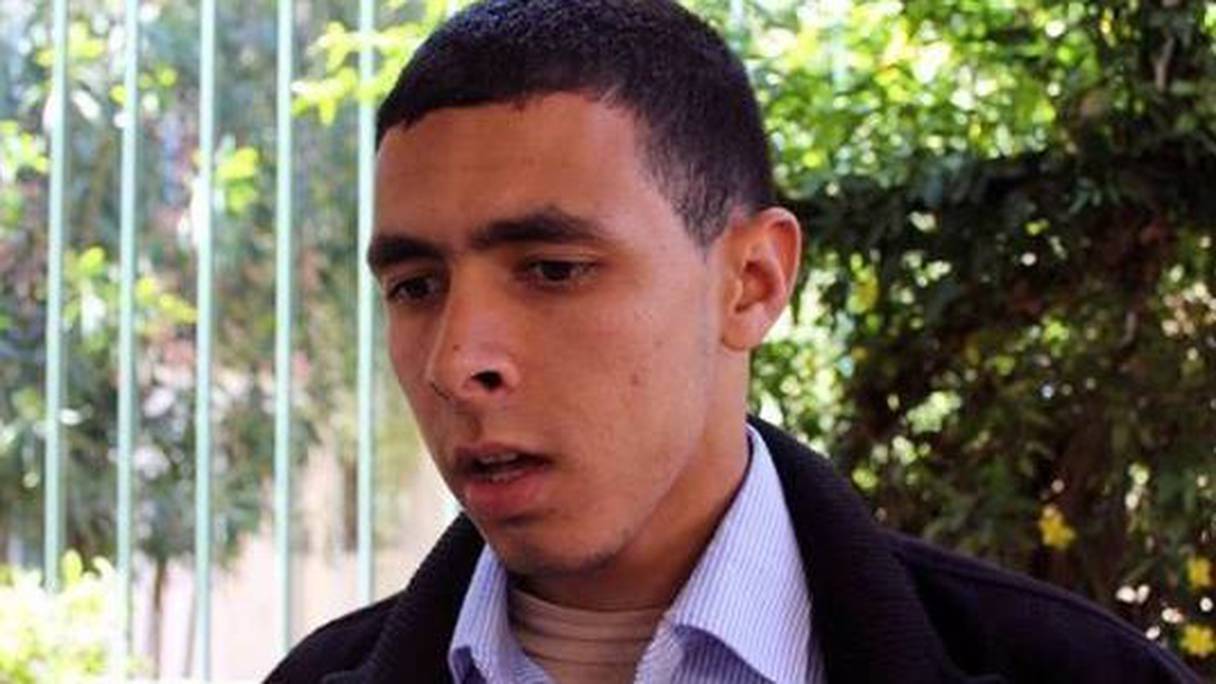 Abderrahim Elhasnaoui, poignardé à mort à l'université de Fès.
