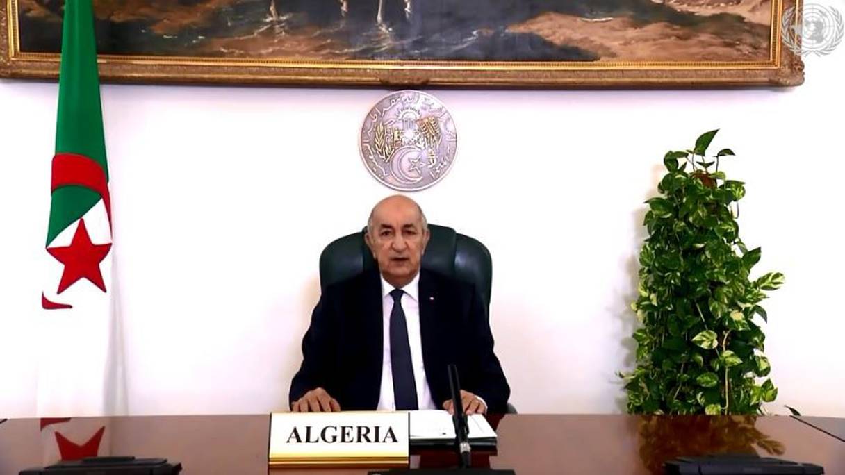 Le président algérien, Abdelmadjid Tebboune.
