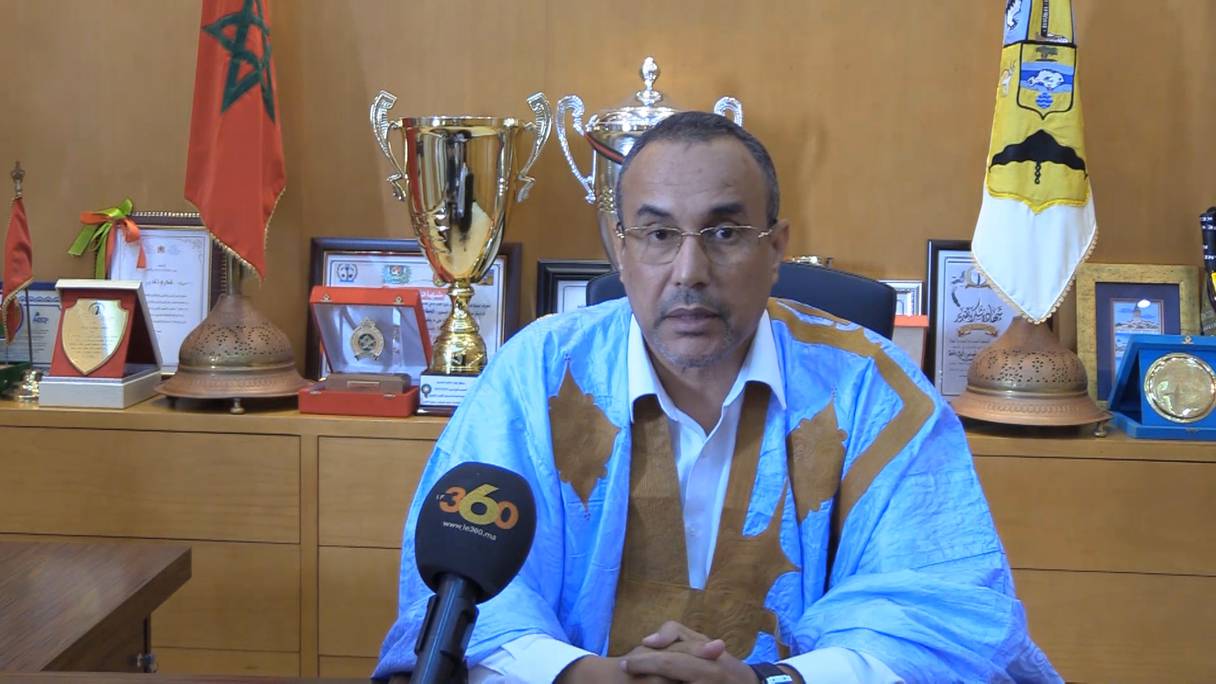 El Khattat Yanja, président de la région de Dakhla-Oued Eddahab. 
