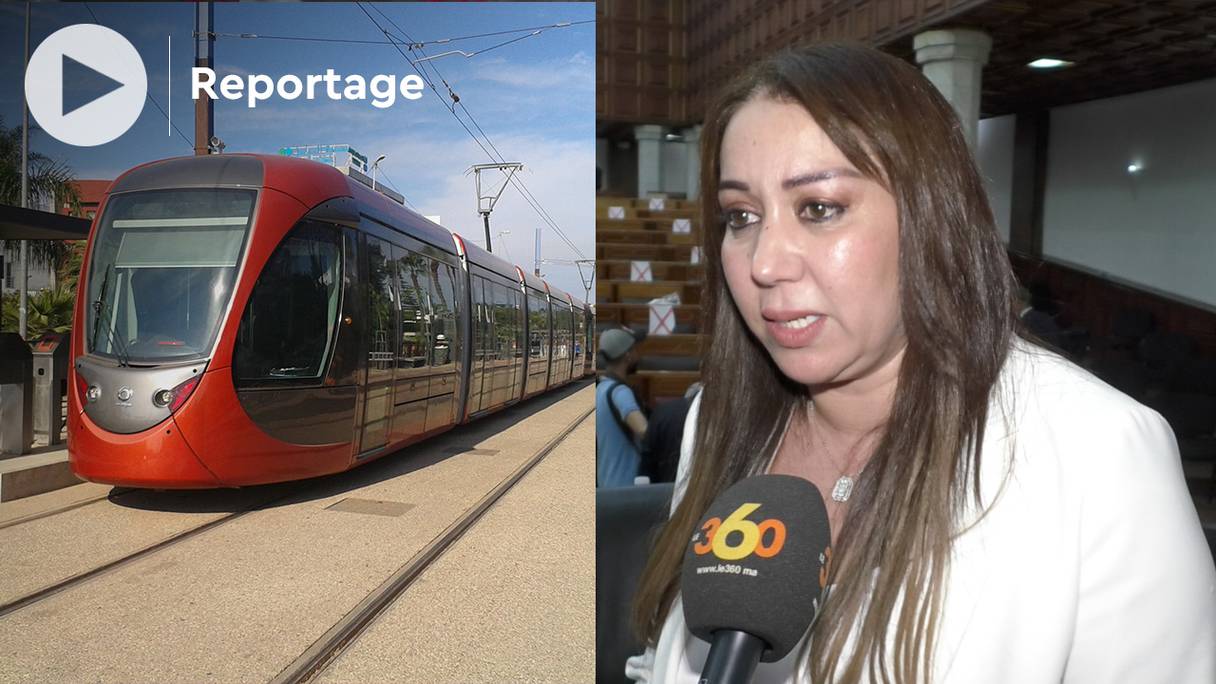 La maire de Casablanca, Nabila Rmili, a expliqué le 19 mai 2022 les raisons du retard pris par les travaux du tramway. 
