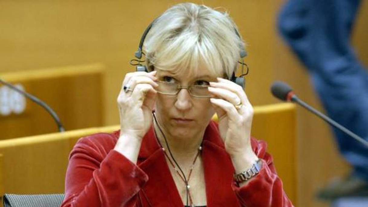 Margot Wallström, ministre suédoise des Affaires étrangères et ancienne responsable des jeunesses sociales-démocrates.
