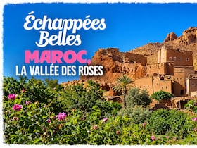 L'émission "Echappées Belles", le 3 octobre 2026, a mis en lumière la Vallée des Roses au Maroc.