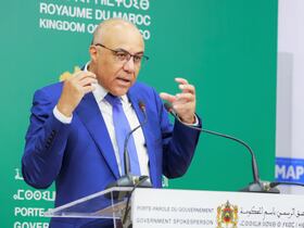Le ministre de l'Enseignement supérieur, de la Recherche scientifique et de l'Innovation, Abdellatif Miraoui, s’exprimant au cours du point de presse tenu à l'issue de la réunion hebdomadaire du Conseil de gouvernement, le 25 août 2022 à Rabat.