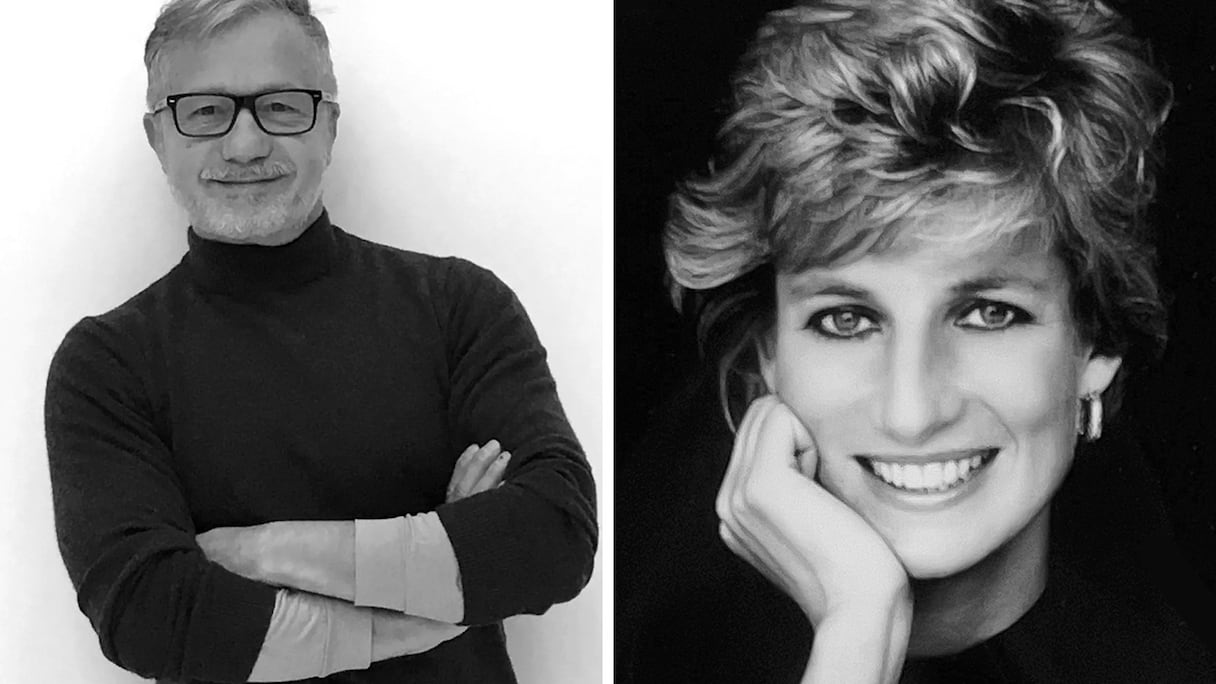 Jacques Azagury, le créateur de mode marocain qui habillait la princesse Diana.