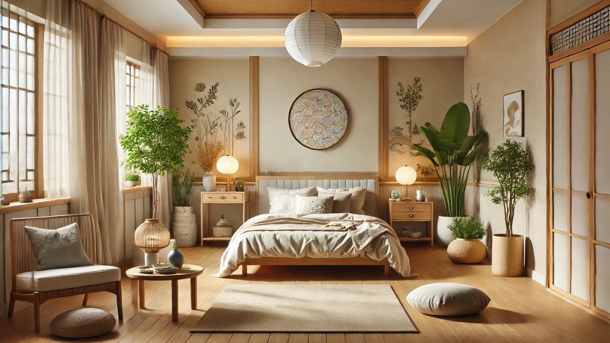 Aménager sa chambre à coucher selon les principes du Feng Shui pour préserver une meilleure qualité de sommeil.