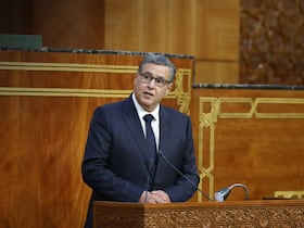 Aziz Akhannouch, le Chef du gouvernement, devant la Chambre des conseillers, mardi 29 novembre 2022.