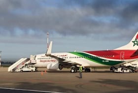 Le Boeing 737-9 Dreamliner de Royal Air Maroc était prêt à transporter les Lionceaux de l’Atlas pour prendre part au CHAN 2022, vendredi 13 janvier 2023 à l'aéroport de Rabat-Salé.