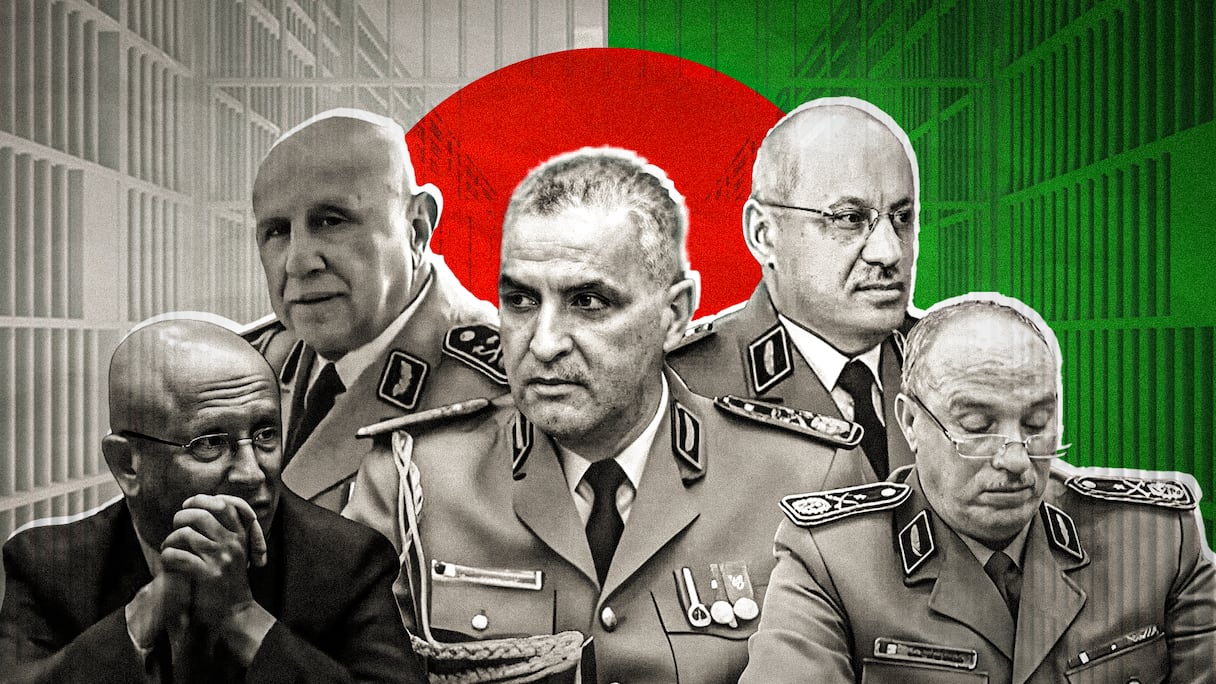 De gauche à droite: Mohamed Bouzit, Djebbar M’henna, Nasser El Djinn, Wassini Bouazza et Abdelghani Rachedi.