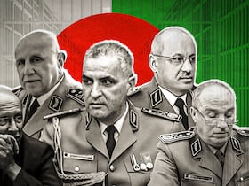 De gauche à droite: Mohamed Bouzit, Djebbar M’henna, Nasser El Djinn, Wassini Bouazza et Abdelghani Rachedi.