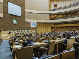 Lors d'un précédent sommet de l'Union africaine à Addis-Abeba, en Ethiopie.