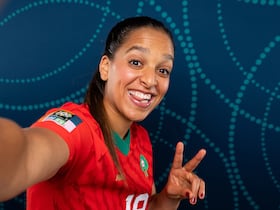Sakina Ouzraoui, joueuse de l'Équipe nationale féminine