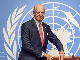 Staffan de Mistura, envoyé personnel du secrétaire général de l'ONU pour le Sahara marocain.