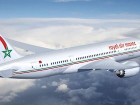 Un avion de la compagnie nationale, Royal Air Maroc.