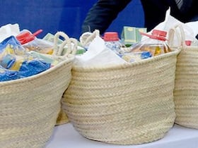 15.000 paniers alimentaires ont été distribués pour le ramadan aux préposés religieux nécessiteux, invalides ou leurs veuves, par la Fondation Mohammed VI pour la promotion des œuvres sociales des préposés religieux, ce jeudi 15 avril 2021.