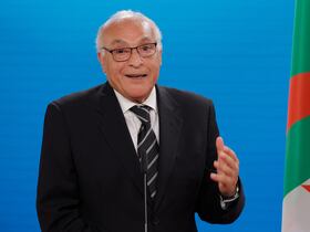 Ahmed Attaf, ministre algérien des Affaires étrangères.