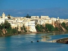 Azemmour, près d'El Jadida, bordée par l'Oum Errabia.