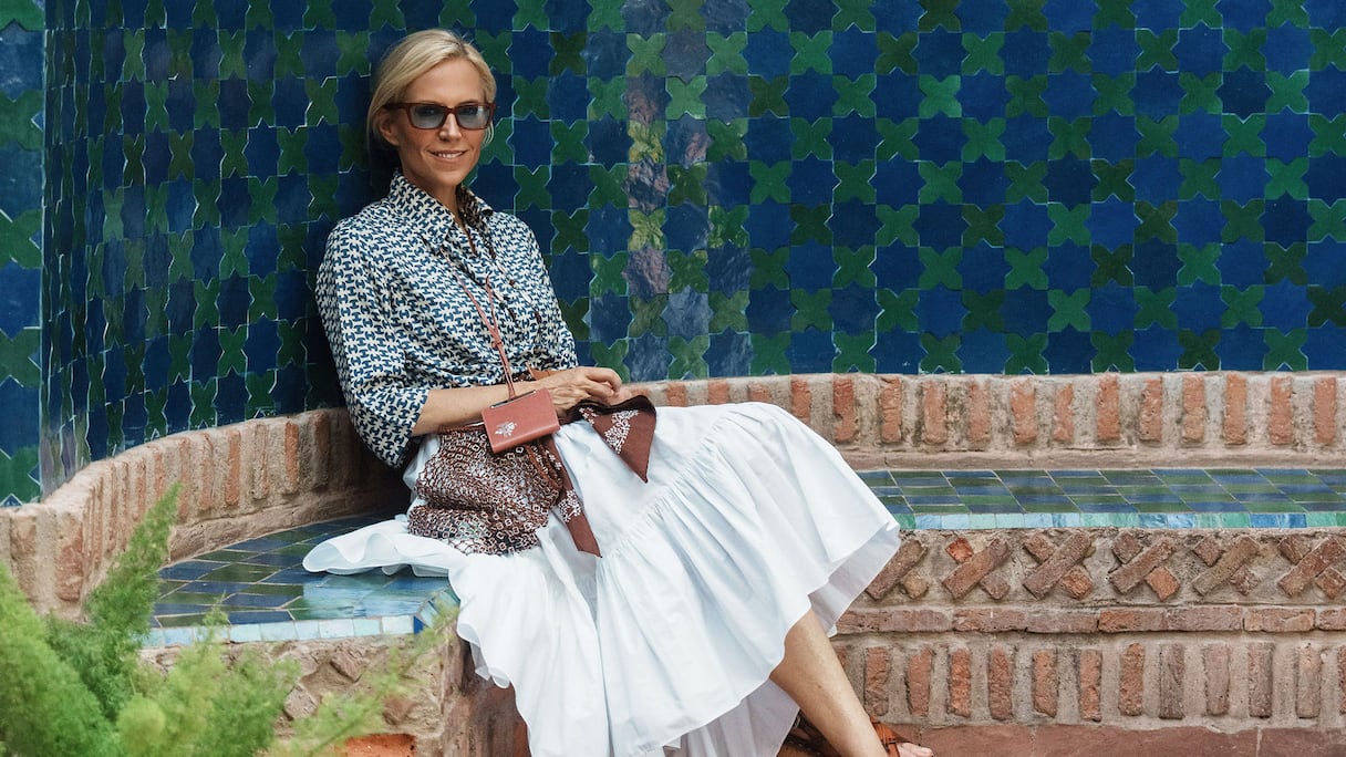 La créatrice de mode américaine, Tory Burch, fondatrice de la maison éponyme de prêt-à-porter de luxe.
