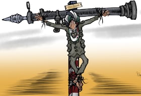 Dessin de Khalid Gueddar.