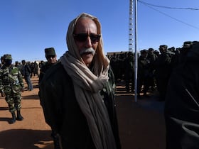 Brahim Ghali, chef du Polisario, le 13 janvier 2023.
