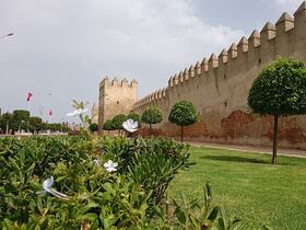 L'enceinte de la médina de Salé.