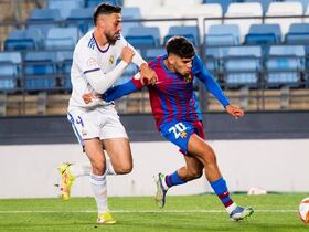 Abdessamad Ezzalzouli, joueur du FC Barcelone B.