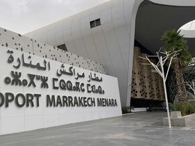 L'aéroport Marrakech Ménara.