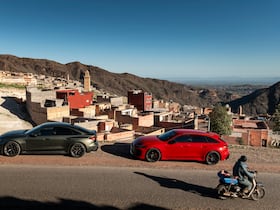 L'Audi RS5 sur les routes de l'Atlas.