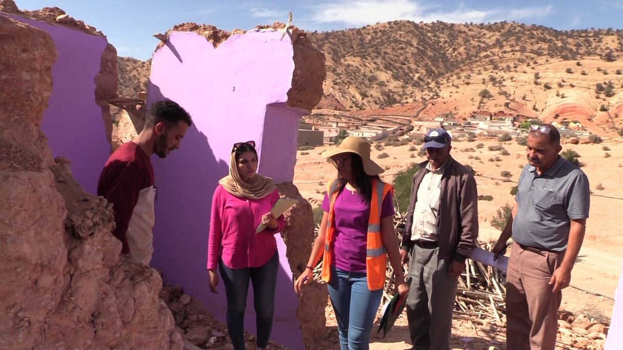 لجان متخصصة تواصل معاينة المنازل المتضررة من الزلزال بتارودانت