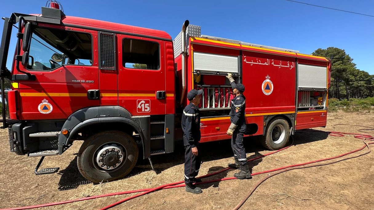 حريق مهول يحاصر غابة الهوارة بضواحي طنجة