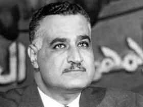 Le président égyptien Gamal Abdel Nasser.