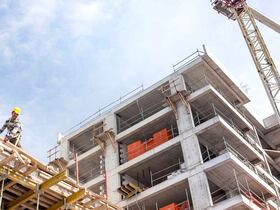 Un projet immobilier en construction.